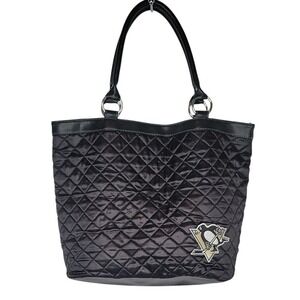 Pro-Fan-ity Black Quilted‎ Pittsburgh Penguins Bag|